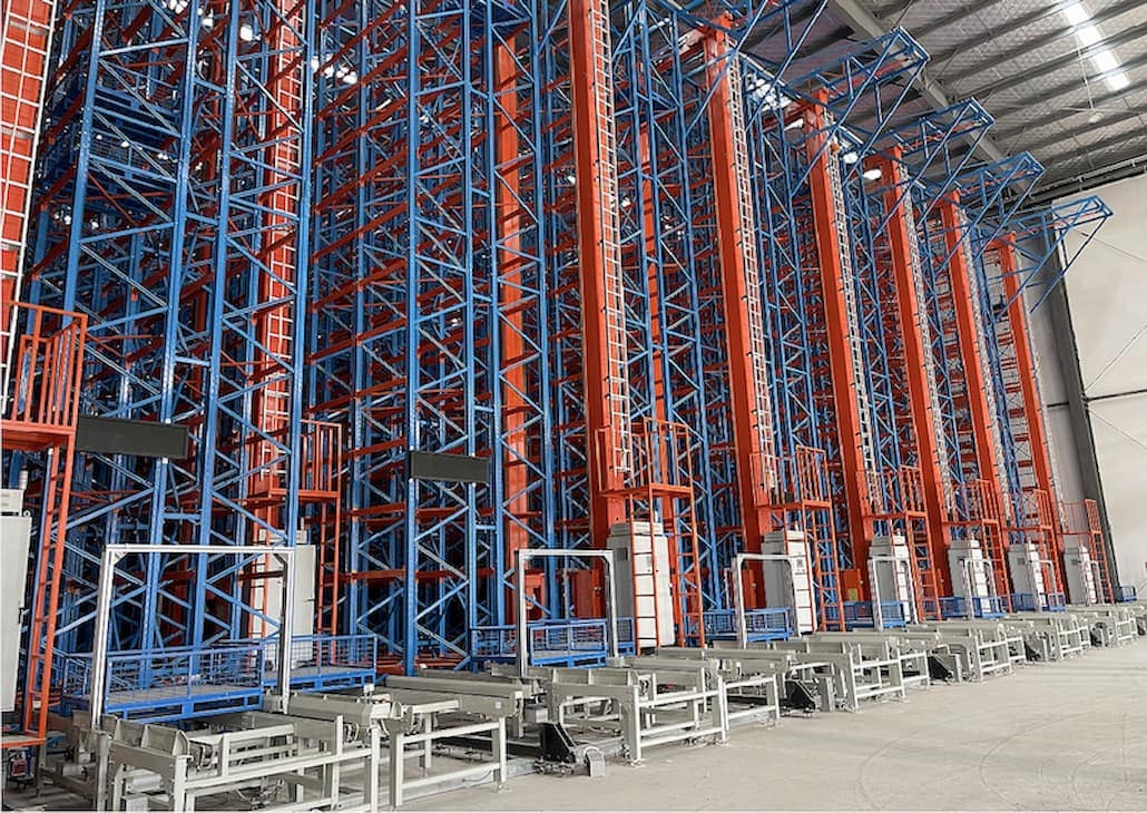 What industries are stacker racks suitable for?